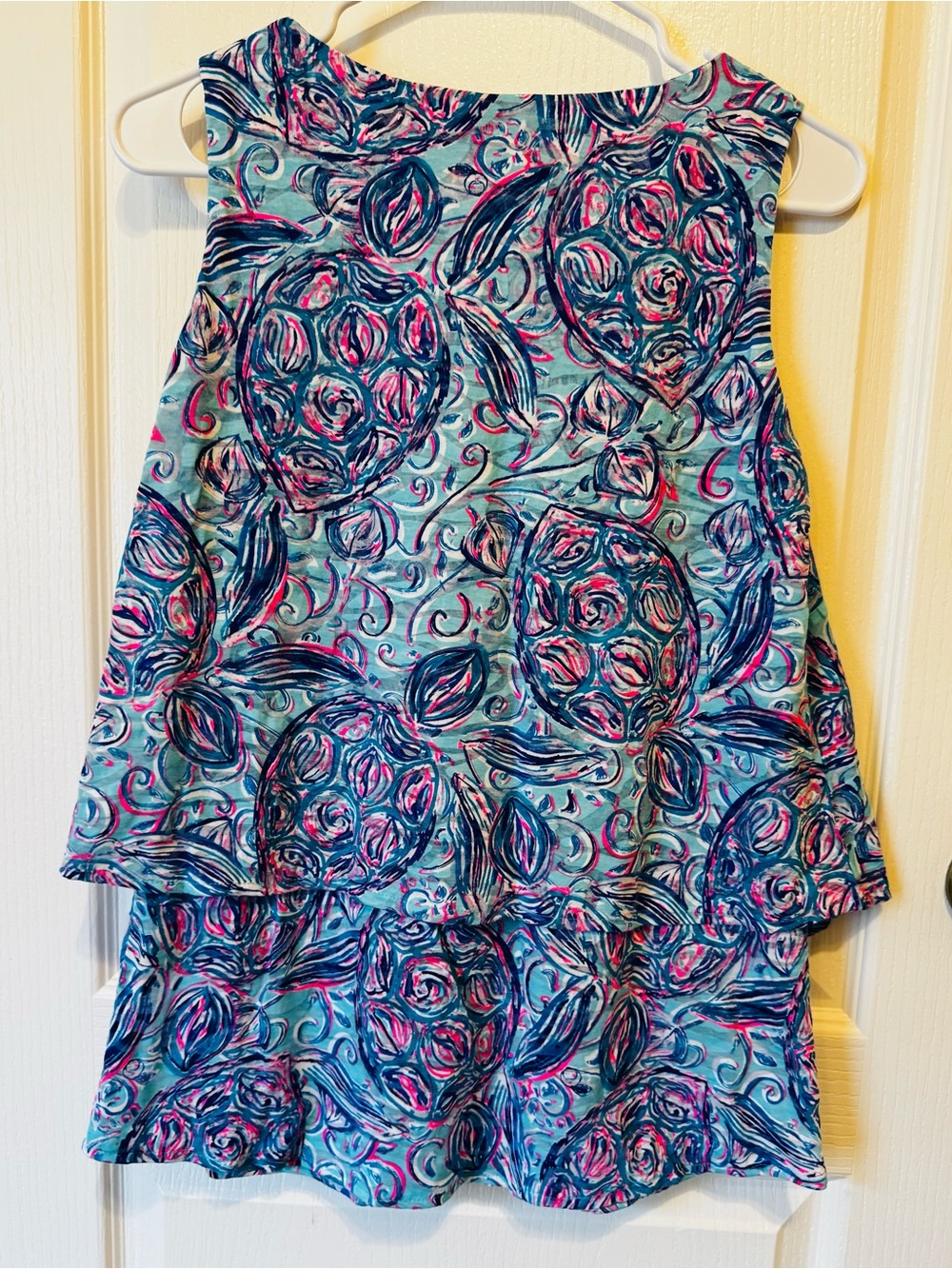 Lulu-B Sea Turtle Ruffle Top - Picture 4 of 4